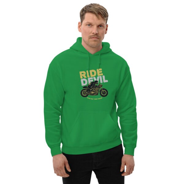 Ride Devil - Fast Track Moto Passion T-Shirt - Unisex Hoodie - Image 13