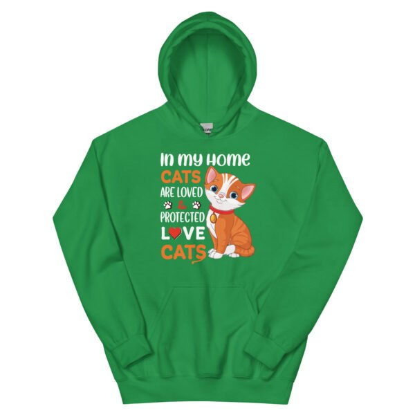 Funny "Sorry, I Can't, I'm an Inside Cat" Hoodie for Cat Lovers - Unisex Hoodie - Image 21