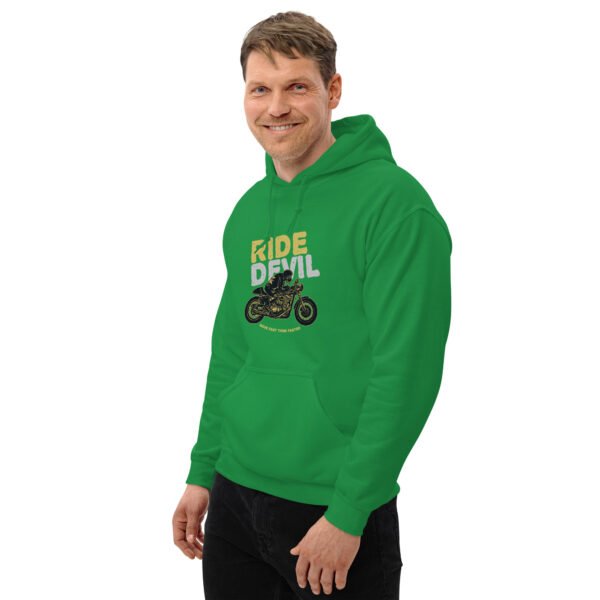 Ride Devil - Fast Track Moto Passion T-Shirt - Unisex Hoodie - Image 15