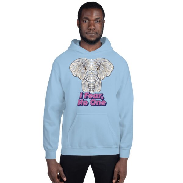 I Fear No One – Powerful Tribal Elephant Artwork - Unisex Hoodie - Image 50