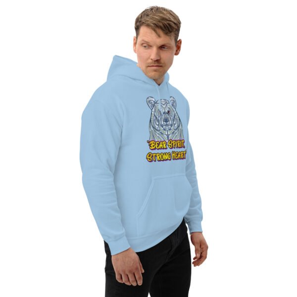 Bear Spirit, Strong Heart – Majestic Animal Strength Artwork - Unisex Hoodie - Image 28