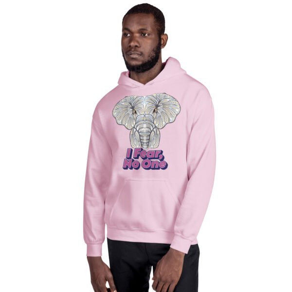 I Fear No One – Powerful Tribal Elephant Artwork - Unisex Hoodie - Image 65