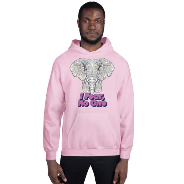 I Fear No One – Powerful Tribal Elephant Artwork - Unisex Hoodie - Image 66