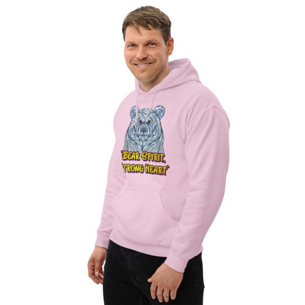 Bear Spirit, Strong Heart – Majestic Animal Strength Artwork - Unisex Hoodie - Image 35