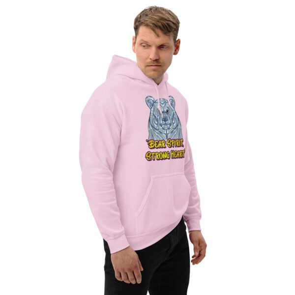 Bear Spirit, Strong Heart – Majestic Animal Strength Artwork - Unisex Hoodie - Image 36