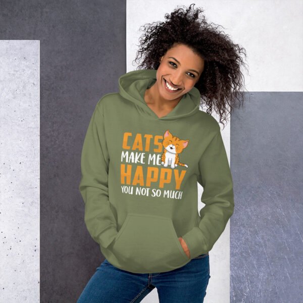 Cats Make Me Happy, You Not So Much - Unisex Hoodie - Image 49