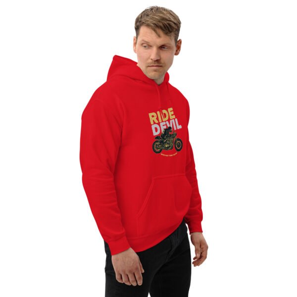 Ride Devil - Fast Track Moto Passion T-Shirt - Unisex Hoodie - Image 4
