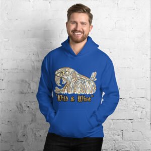 Wild & Wise – Majestic Eagle Artwork for Apparel & Prints - Unisex Hoodie