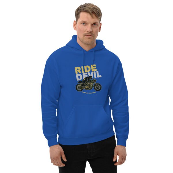 Ride Devil - Fast Track Moto Passion T-Shirt - Unisex Hoodie - Image 5