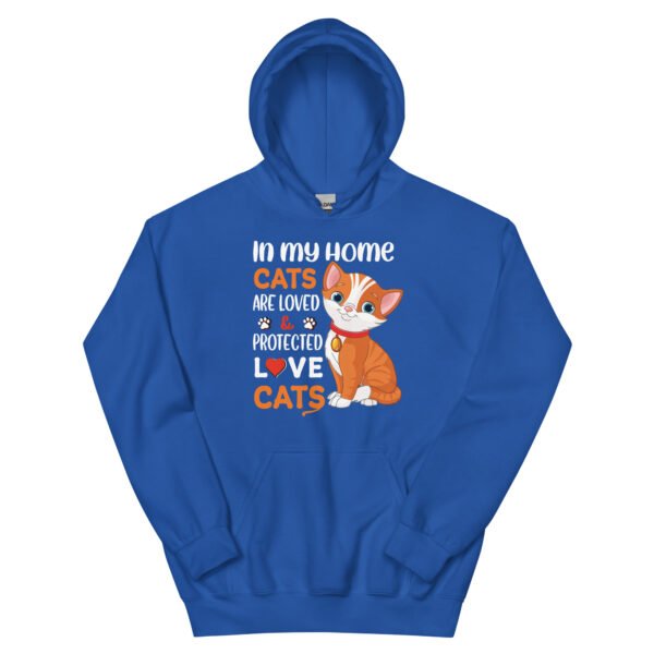 Funny "Sorry, I Can't, I'm an Inside Cat" Hoodie for Cat Lovers - Unisex Hoodie - Image 11