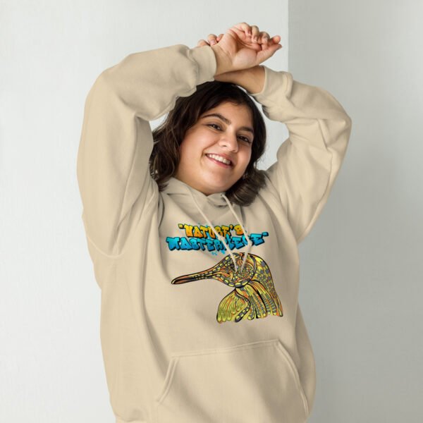 Nature’s Masterpiece – Stunning Artistic Bird Illustration - Unisex Hoodie - Image 8