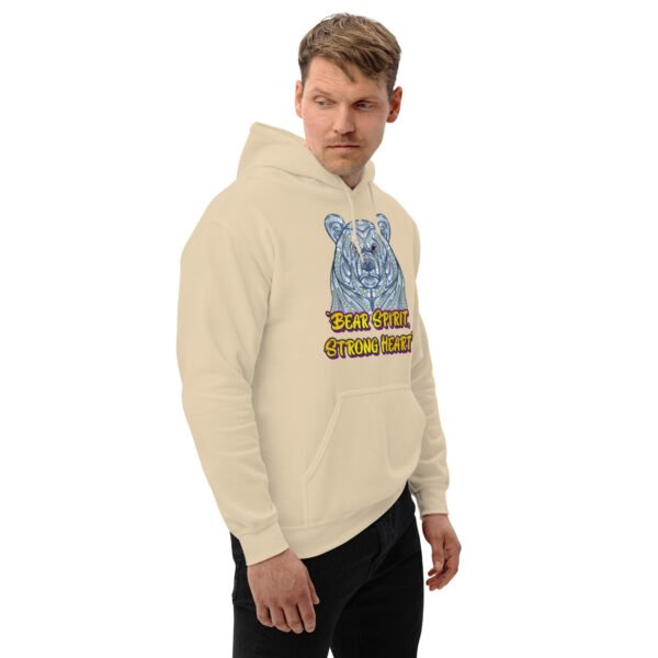 Bear Spirit, Strong Heart – Majestic Animal Strength Artwork - Unisex Hoodie - Image 32