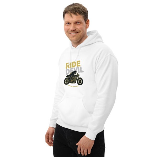 Ride Devil - Fast Track Moto Passion T-Shirt - Unisex Hoodie - Image 19