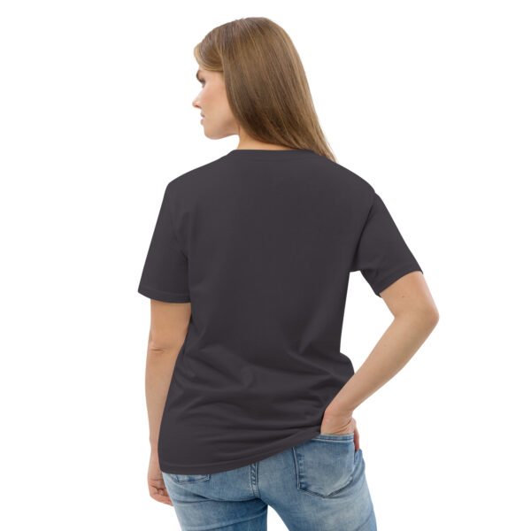 Stylish Bulldog Nerdy Cool Dog Design - Unisex organic cotton t-shirt - Image 36