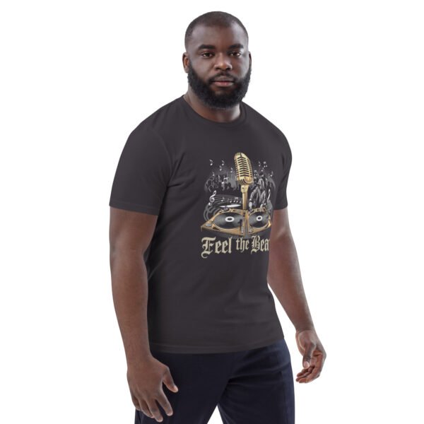 Feel the Beat  - Retro Music Vibes and DJ Style - Unisex organic cotton t-shirt - Image 24