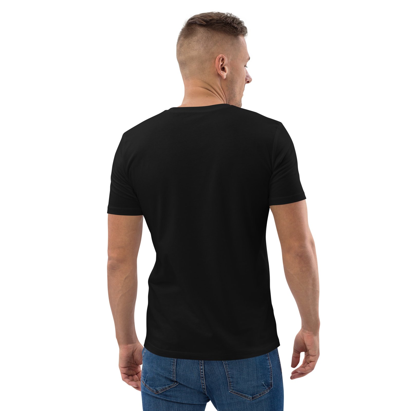 "Just Another Beer Drinker with a Fishing Problem" Funny Fishing & Beer - Unisex organic cotton t-shirt - Image 3