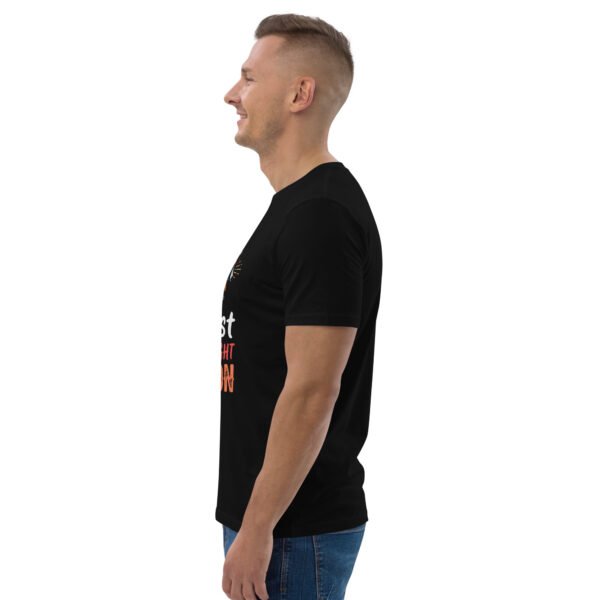 "Get Lost in the Right Direction" Camping & Adventure - Unisex organic cotton t-shirt - Image 5