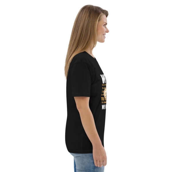 "We Ride to Live" Motorcycle Lifestyle - Unisex organic cotton t-shirt - Image 7