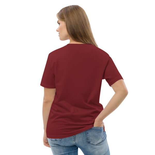 Stylish Bulldog Nerdy Cool Dog Design - Unisex organic cotton t-shirt - Image 28