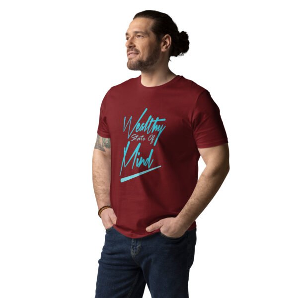 "Wealthy State of Mind" Motivational Mindset - Unisex organic cotton t-shirt - Image 10