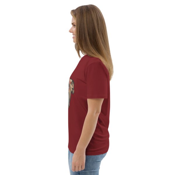 Stylish Bulldog Nerdy Cool Dog Design - Unisex organic cotton t-shirt - Image 32