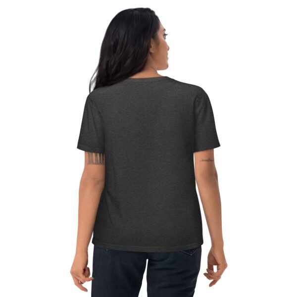 Fun "Camping & Wine" for Outdoor & Wine Lovers - Unisex organic cotton t-shirt - Image 6