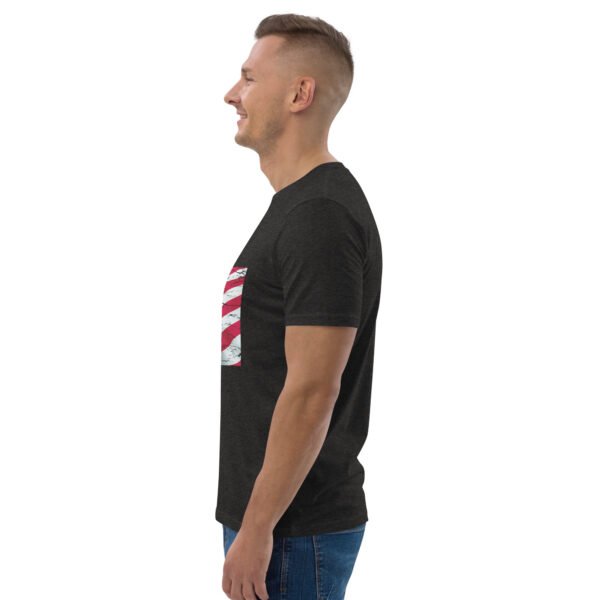 "American Flag Fishing T-Shirt – Patriotic Angler’s - Unisex organic cotton t-shirt - Image 21