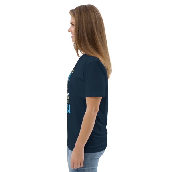 "Women’s Fishing T-Shirt – Move Over Boys," - Unisex organic cotton t-shirt - Image 16