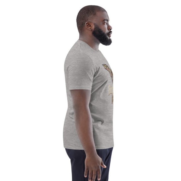Fly Beyond Limits – Inspirational Motivational Typography - Unisex organic cotton t-shirt - Image 5