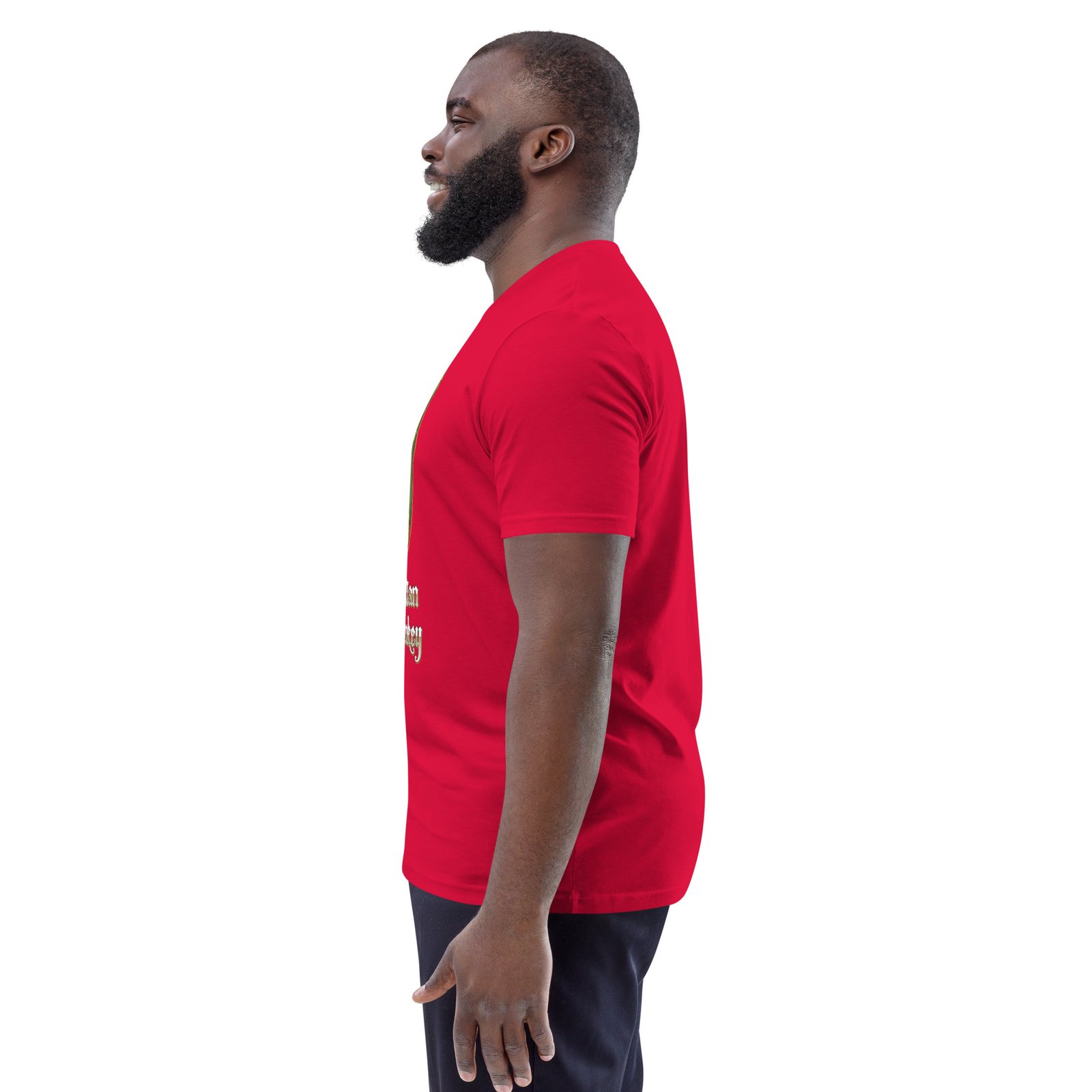 "Patient Man Ride Donkey" – Traditional Wisdom Illustration - Unisex organic cotton t-shirt - Image 33