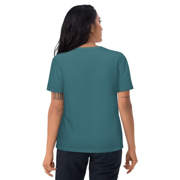 Fun "Camping & Wine" for Outdoor & Wine Lovers - Unisex organic cotton t-shirt - Image 12