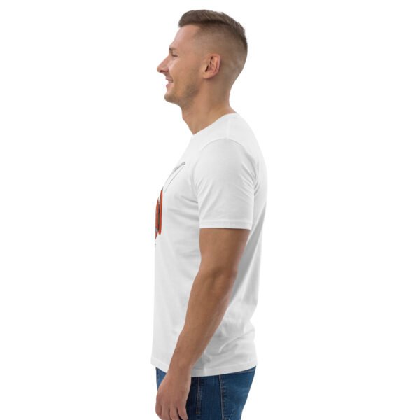 I Love Music Rabbit with Headphones and Cap - Unisex organic cotton t-shirt - Image 37