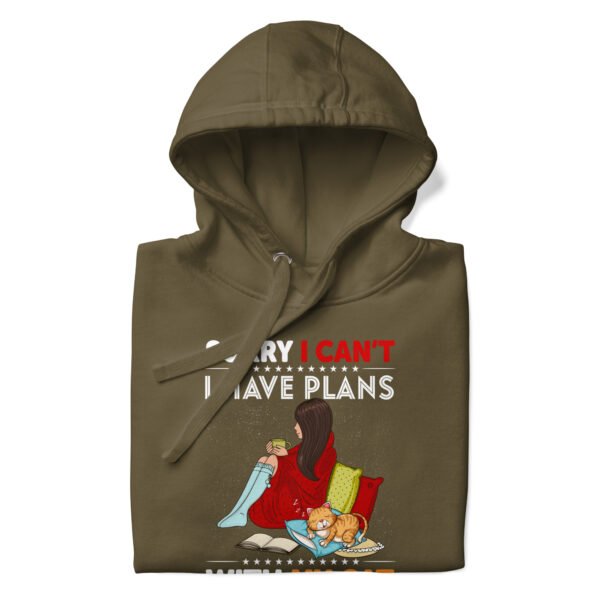 Sorry I Can’t, I Have Plans With My Cat - Funny Cat Lover  - Unisex Hoodie - Image 8