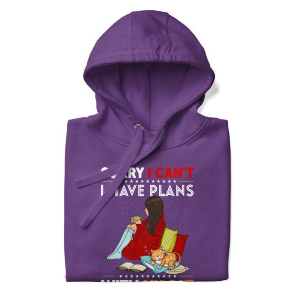 Sorry I Can’t, I Have Plans With My Cat - Funny Cat Lover  - Unisex Hoodie - Image 6