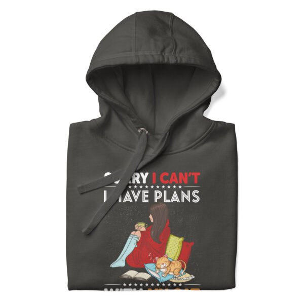 Sorry I Can’t, I Have Plans With My Cat - Funny Cat Lover  - Unisex Hoodie - Image 4