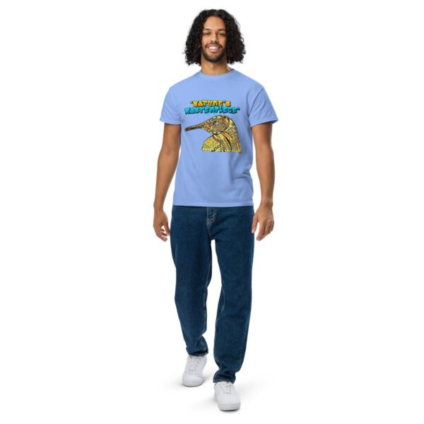 Nature’s Masterpiece – Stunning Artistic Bird Illustration - DryBlend® T-Shirt - Image 21