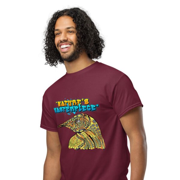 Nature’s Masterpiece – Stunning Artistic Bird Illustration - DryBlend® T-Shirt - Image 15