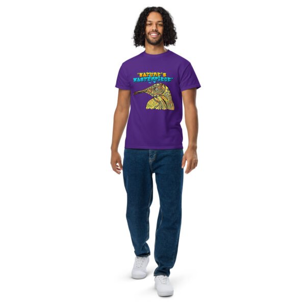 Nature’s Masterpiece – Stunning Artistic Bird Illustration - DryBlend® T-Shirt - Image 9