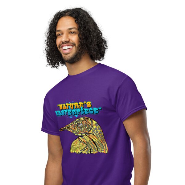 Nature’s Masterpiece – Stunning Artistic Bird Illustration - DryBlend® T-Shirt - Image 11