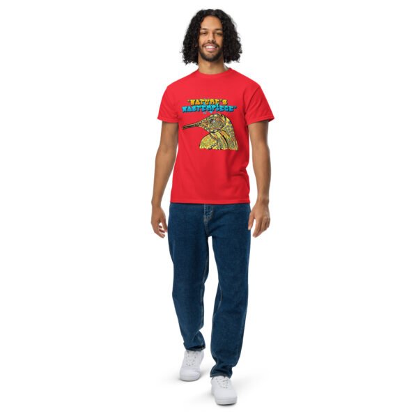 Nature’s Masterpiece – Stunning Artistic Bird Illustration - DryBlend® T-Shirt - Image 17