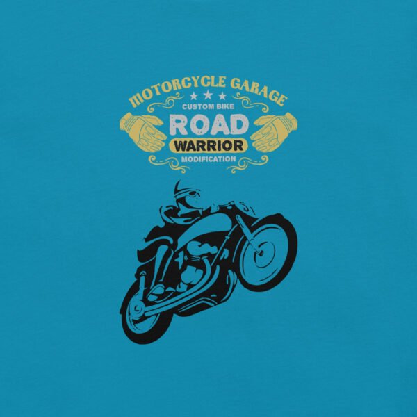 Road Warrior – Classic Motorcycle Garage - Unisex t-shirt - Image 9