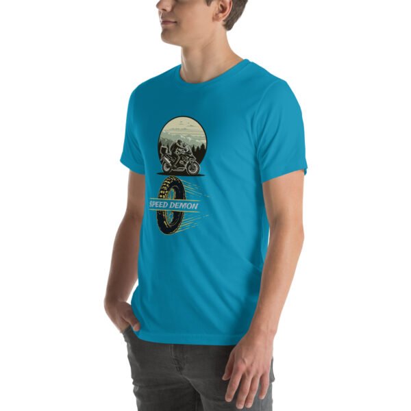 Speed Demon – Adrenaline Junkie Motorcycle - Unisex t-shirt - Image 25