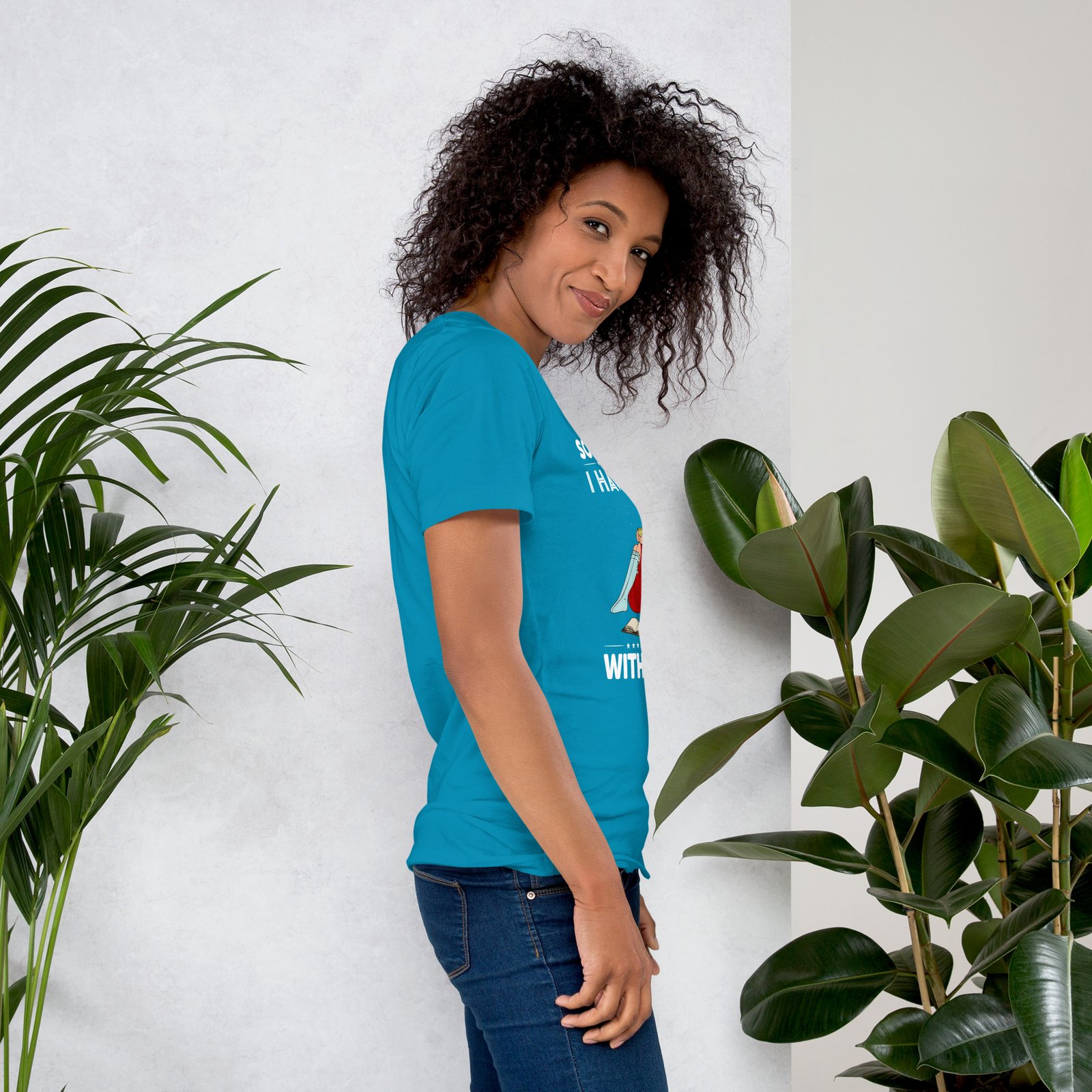 Sorry I Can’t, I Have Plans With My Cat - Funny Cat Lover Hoodie - Unisex t-shirt - Image 44