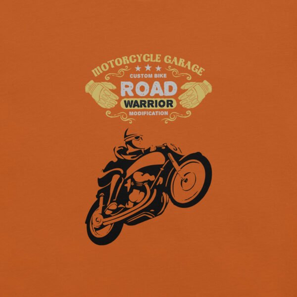 Road Warrior – Classic Motorcycle Garage - Unisex t-shirt - Image 3