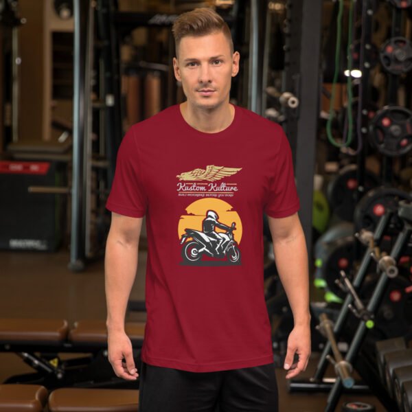 Kustom Kulture – Retro Motorcycle Sunset - Unisex t-shirt
