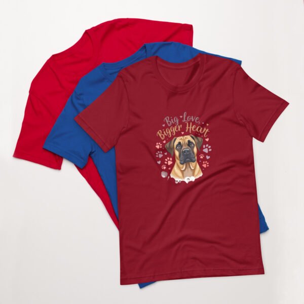 Big Love, Bigger Heart' with Adorable Dog Design - Unisex t-shirt - Image 13