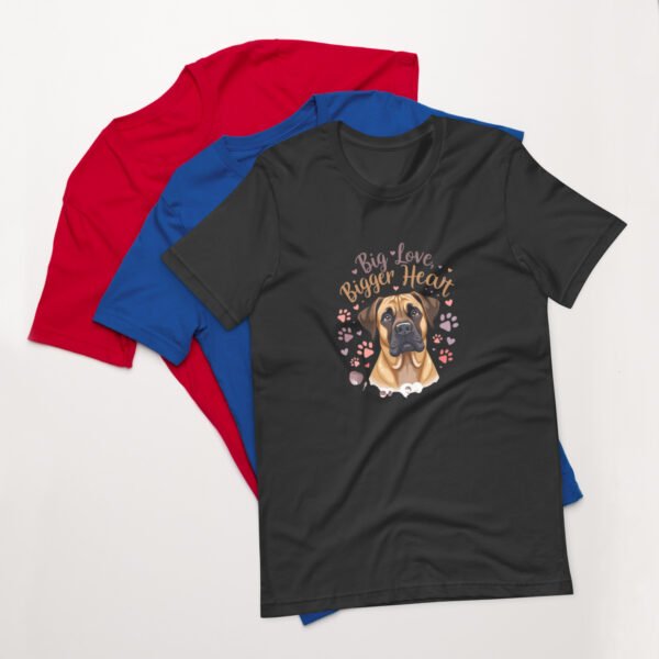 Big Love, Bigger Heart' with Adorable Dog Design - Unisex t-shirt - Image 18