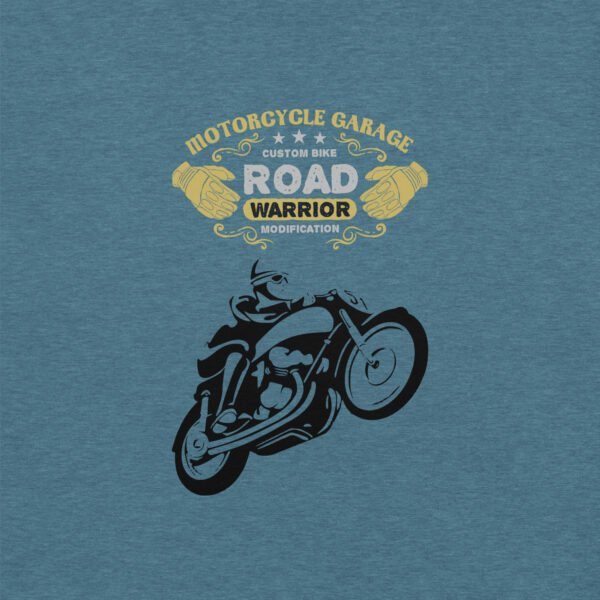 Road Warrior – Classic Motorcycle Garage - Unisex t-shirt - Image 5