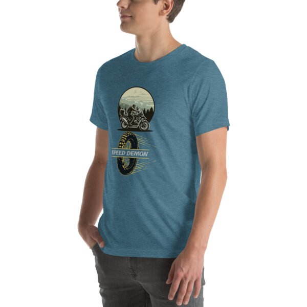 Speed Demon – Adrenaline Junkie Motorcycle - Unisex t-shirt - Image 12
