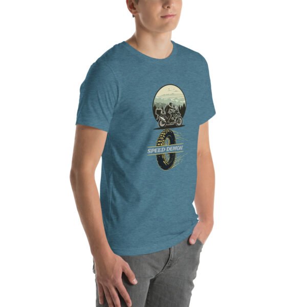 Speed Demon – Adrenaline Junkie Motorcycle - Unisex t-shirt - Image 14